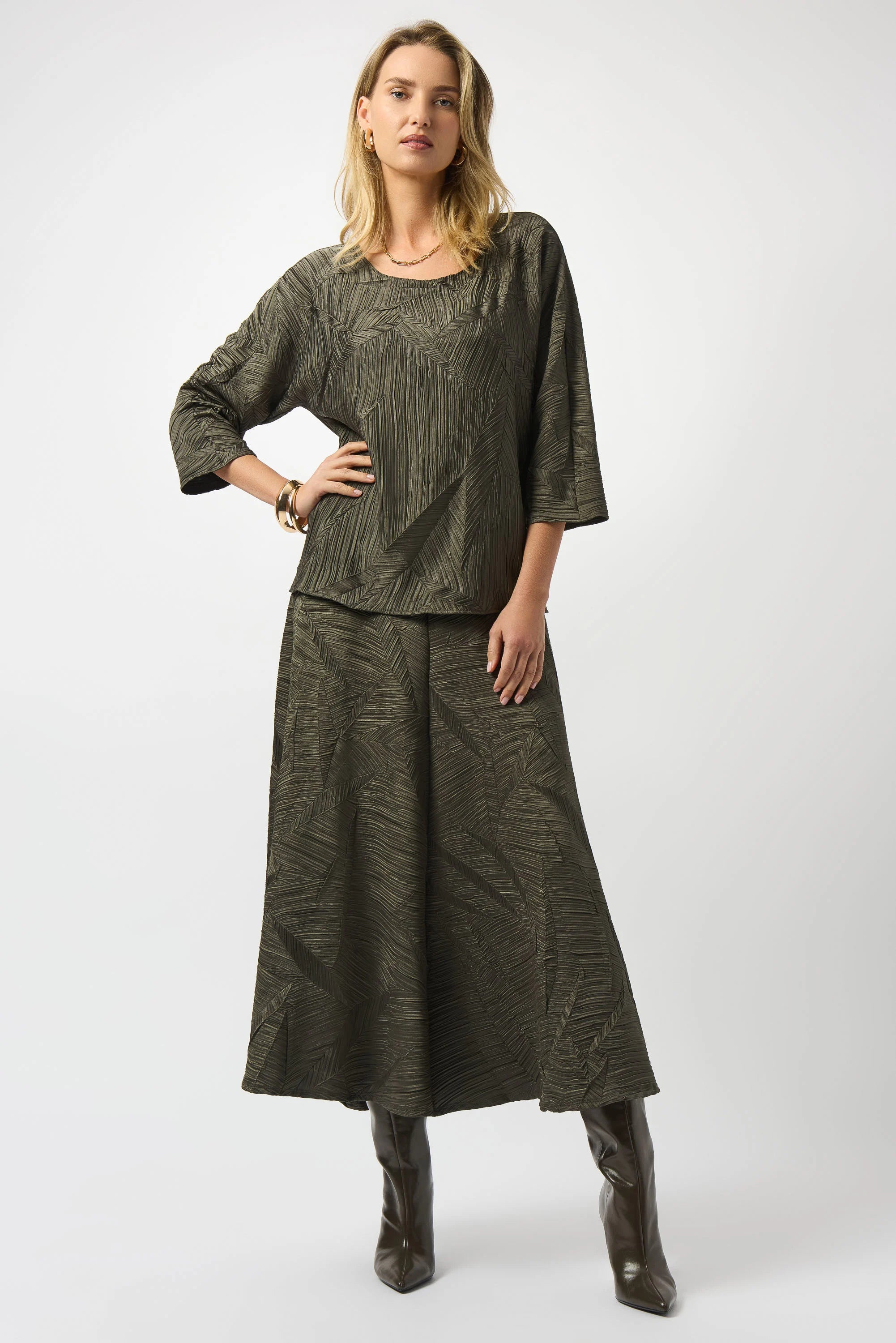 JOSEPH RIBKOFF TOP STYLE 253002 COLOUR AVOCADO