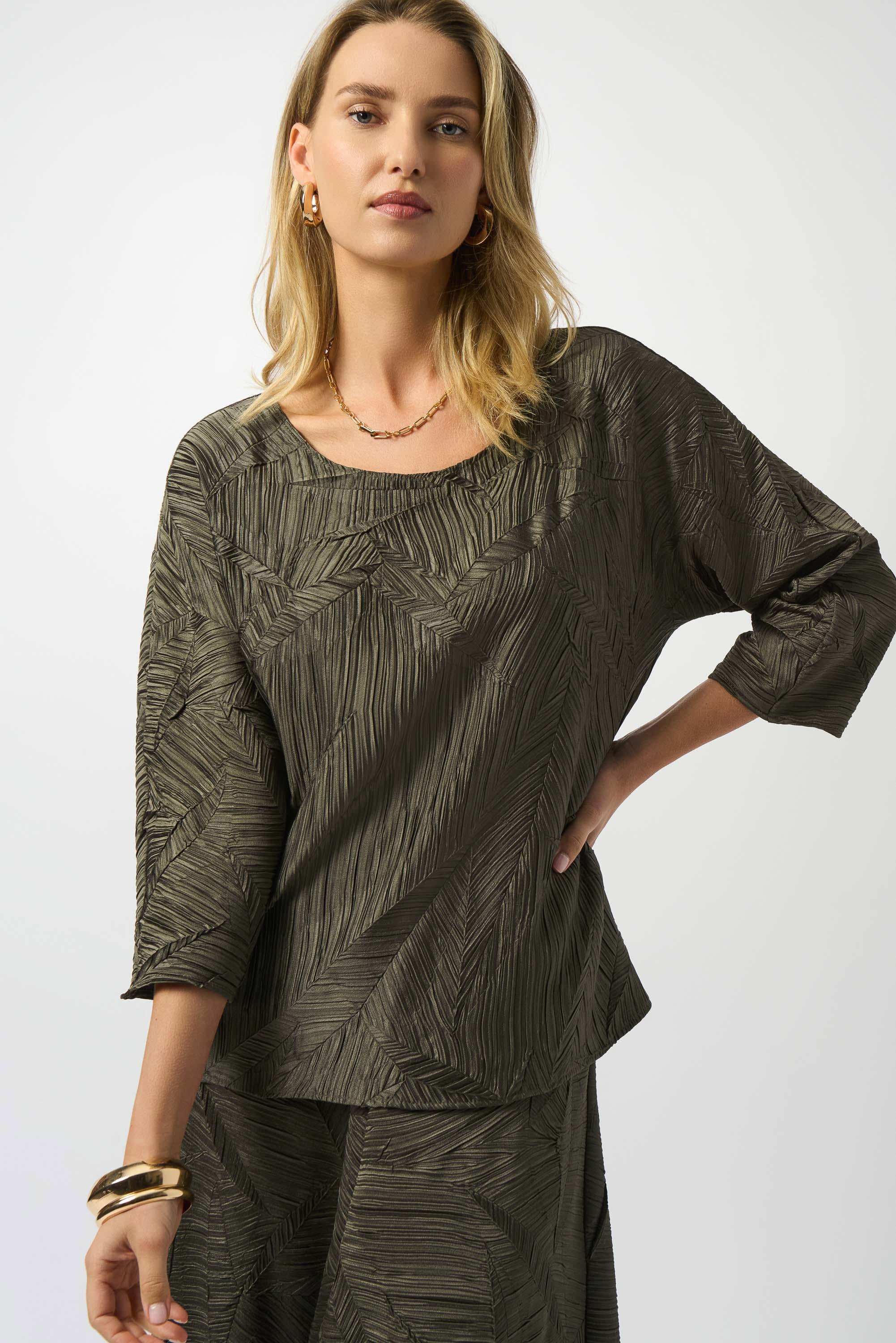 JOSEPH RIBKOFF TOP STYLE 253002 COLOUR AVOCADO