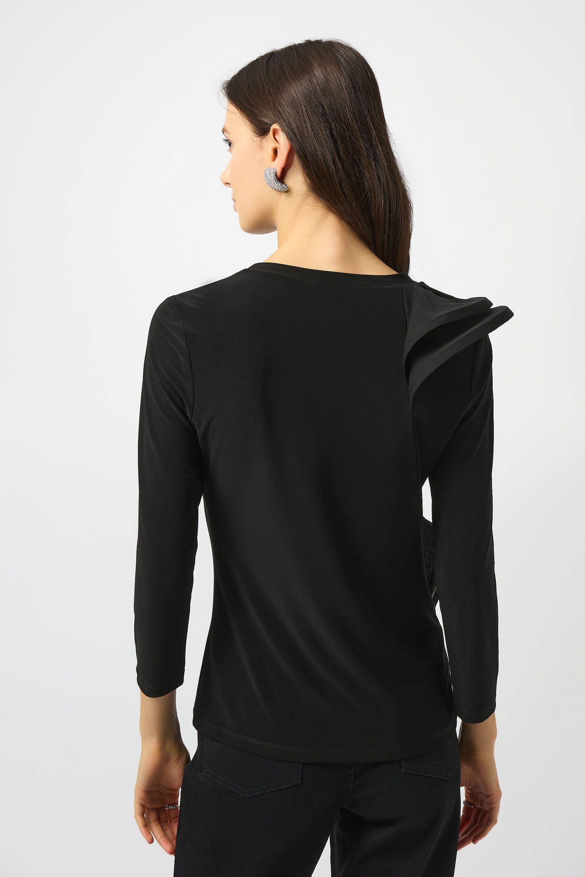 JOSEPH RIBKOFF TOP STYLE 253047 COLOUR BLACK