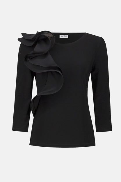 JOSEPH RIBKOFF TOP STYLE 253047 COLOUR BLACK