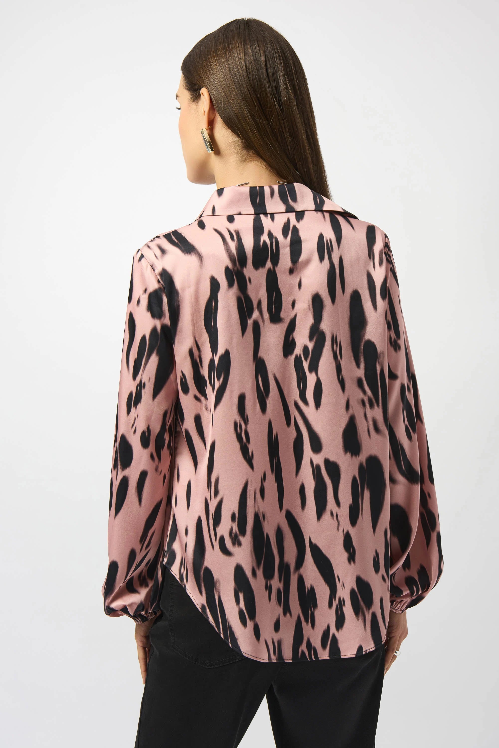 JOSEPH RIBKOFF TOP STYLE 253059 COLOUR PINK/BLACK