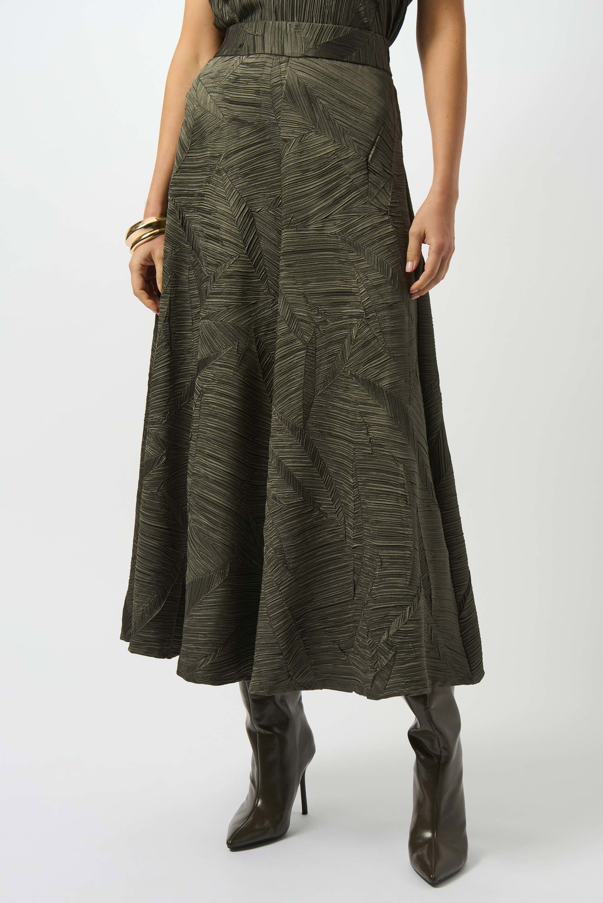 JOSEPH RIBKOFF SKIRT STYLE 253248 COLOUR AVOCADO