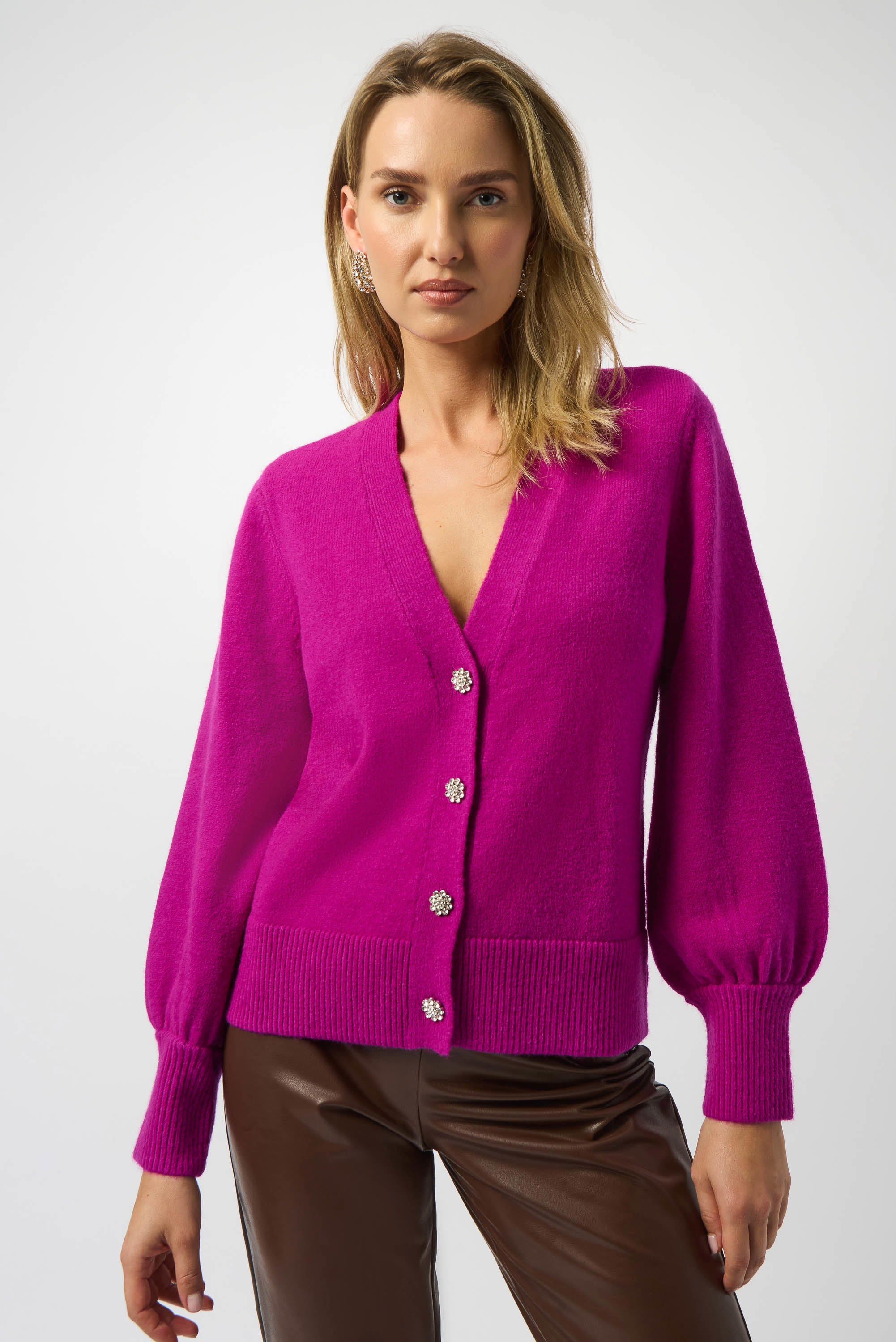 JOSEPH RIBKOFF CARDIGAN STYLE 253906 COLOUR COSMOS