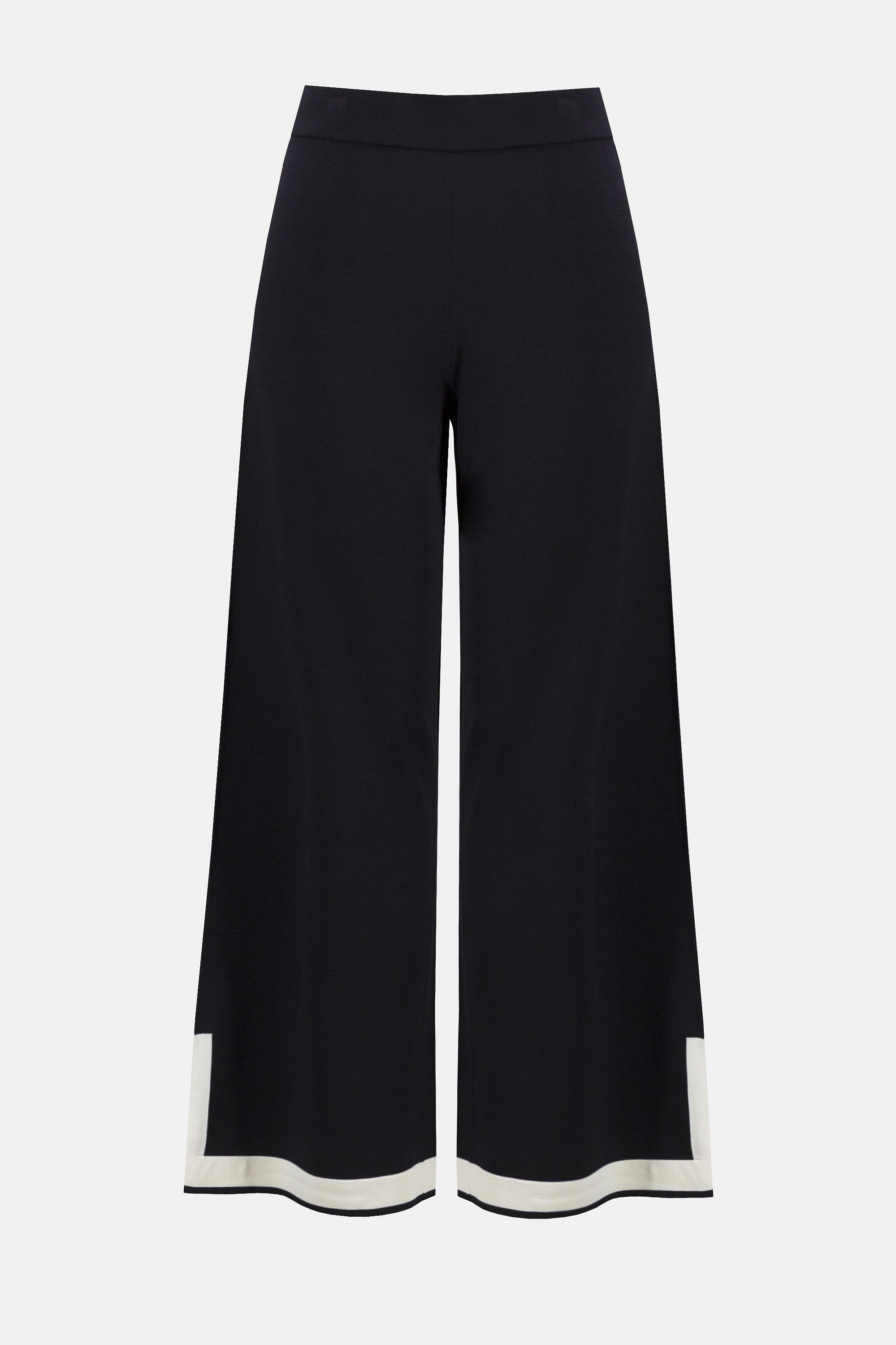 JOSEPH RIBKOFF TROUSERS STYLE 253910 COLOUR BLACK/VANILLA