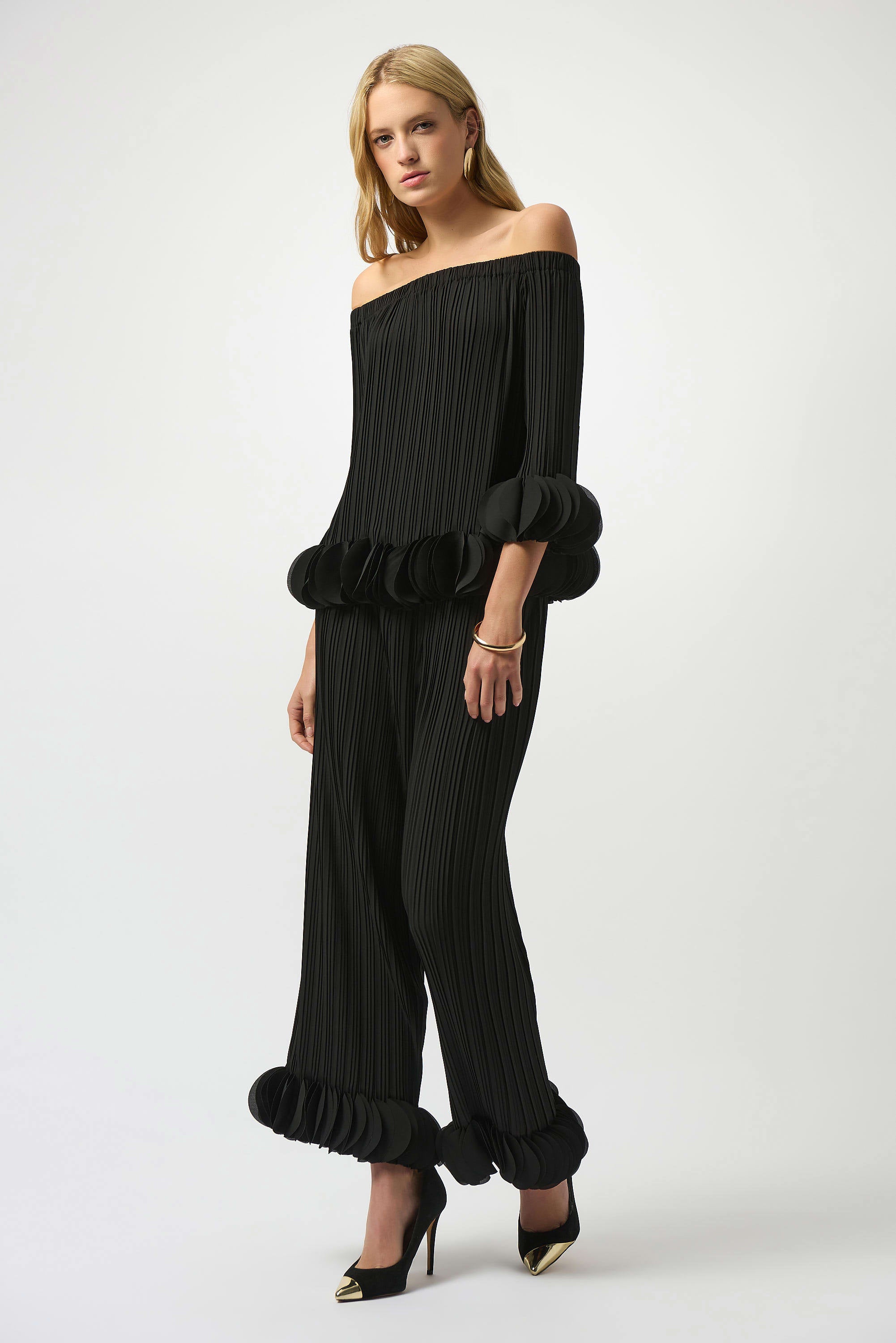 JOSEPH RIBKOFF TOP STYLE 253939 COLOUR BLACK