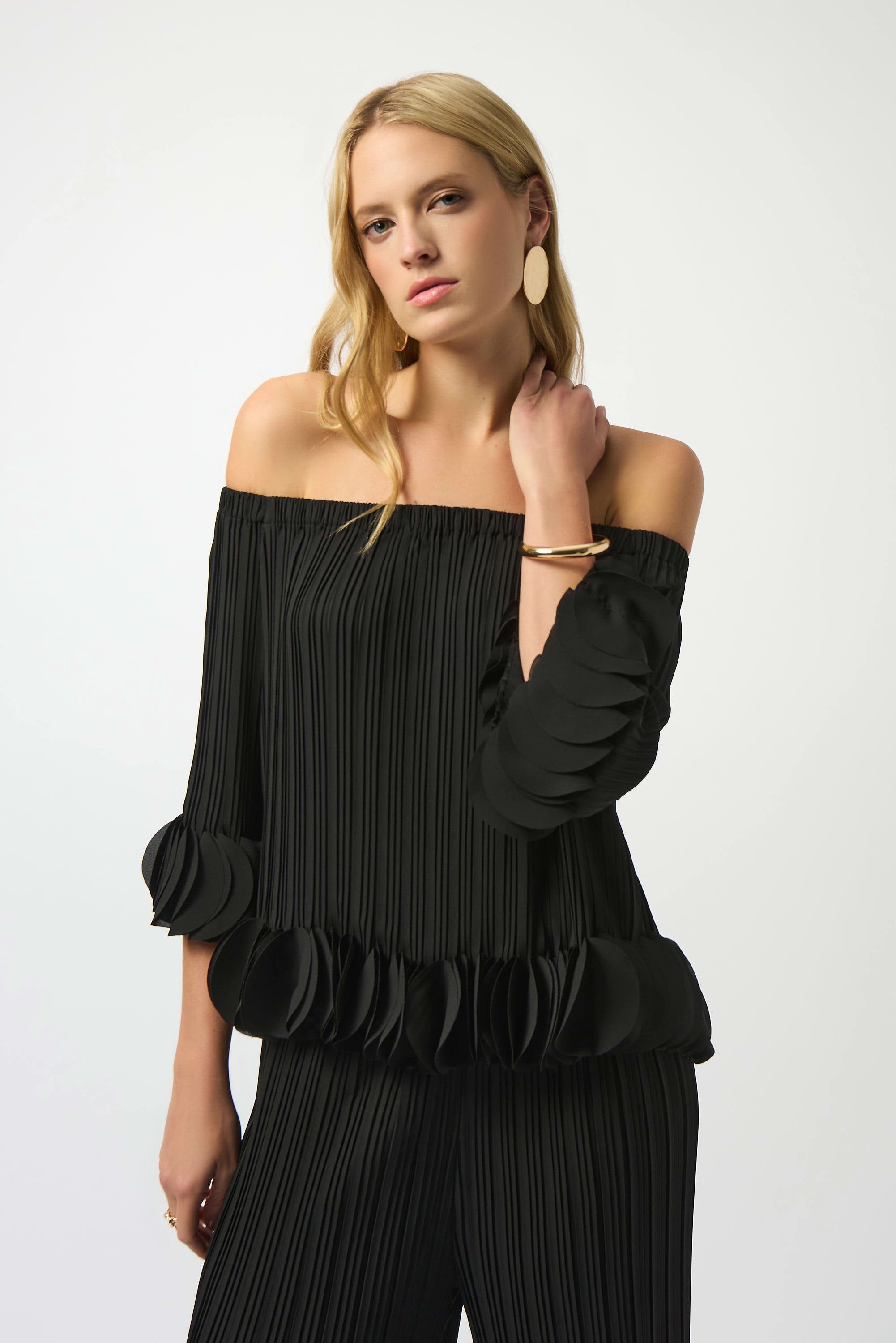 JOSEPH RIBKOFF TOP STYLE 253939 COLOUR BLACK