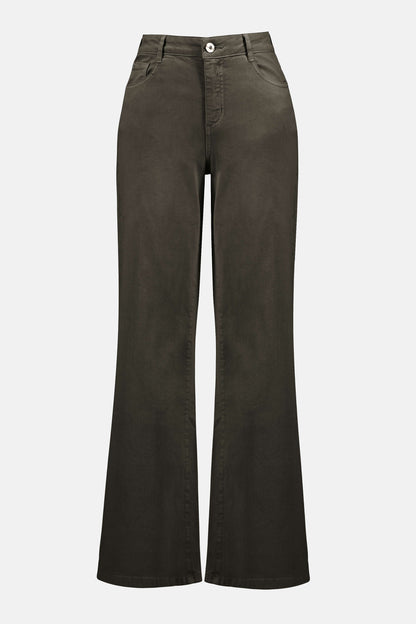 JOSEPH RIBKOFF TROUSERS STYLE 253950 COLOUR AVOCADO