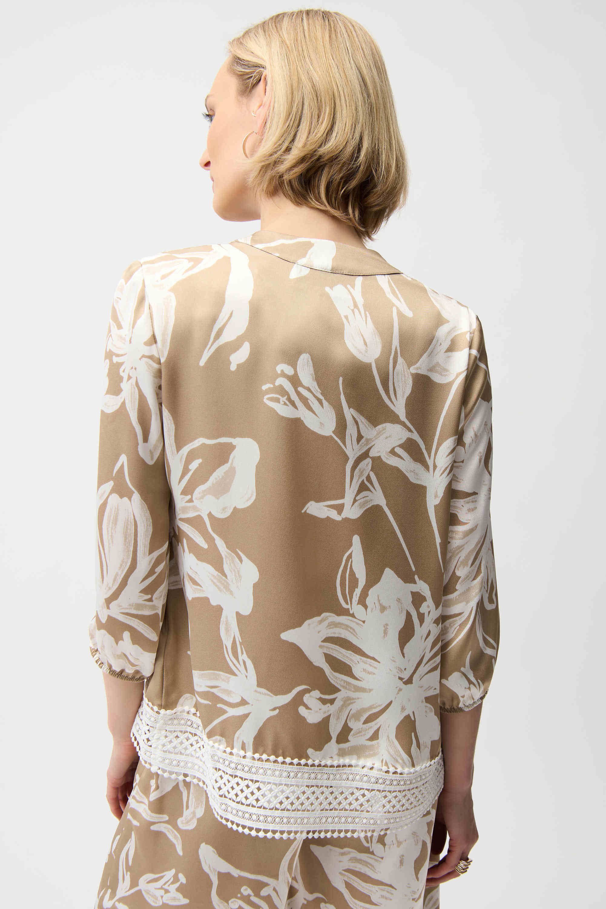 JOSEPH RIBKOFF TOP STYLE 261031 COLOUR BEIGE/VANILLA