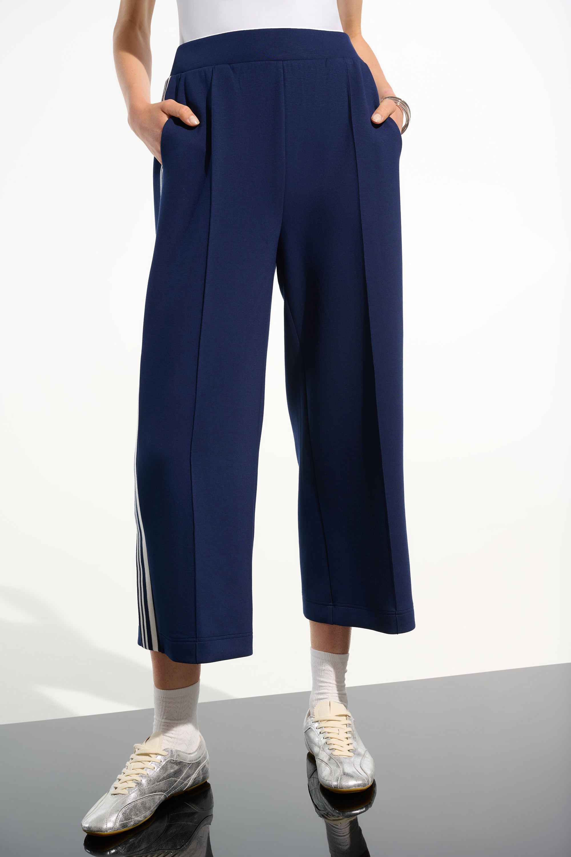 JOSEPH RIBKOFF TROUSER STYLE 261618 COLOUR INDIGO/VANILLA