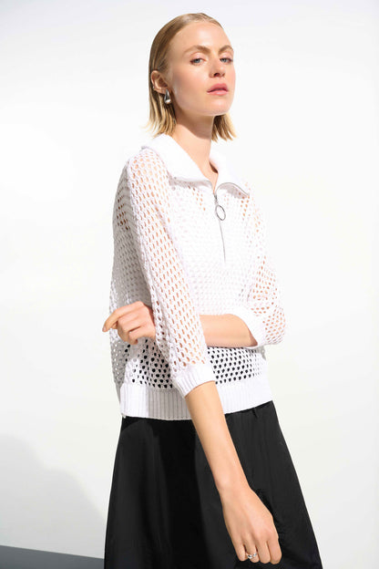 JOSEPH RIBKOFF TOP STYLE 261634 COLOUR VANILLA