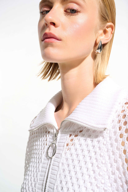 JOSEPH RIBKOFF TOP STYLE 261634 COLOUR VANILLA