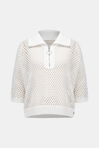 JOSEPH RIBKOFF TOP STYLE 261634 COLOUR VANILLA