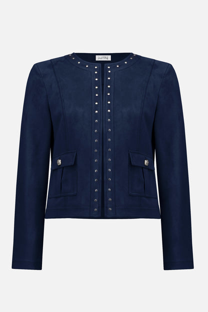 JOSEPH RIBKOFF JACKET STYLE 261909 COLOUR MIDNIGHT BLUE