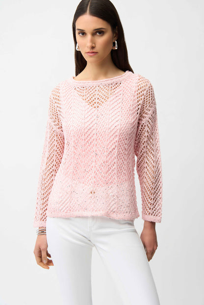JOSEPH RIBKOFF TOP STYLE 261915 COLOUR PETAL PINK