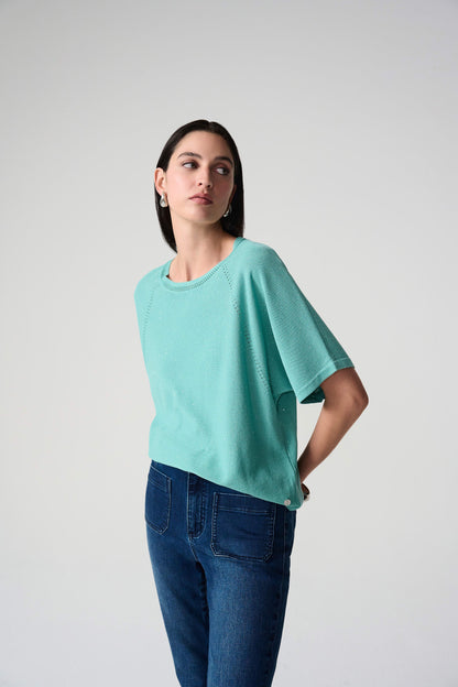 JOSEPH RIBKOFF TOP STYLE 261917 COLOUR SEAFOAM