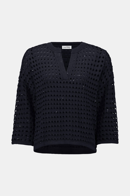 JOSEPH RIBKOFF TOP STYLE 261925 COLOUR MIDNIGHT BLUE