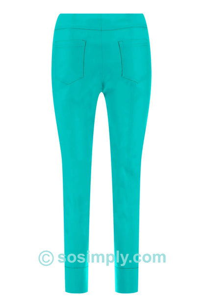 ROBELL TROUSER STYLE BELLA 51568 COLOUR AQUA