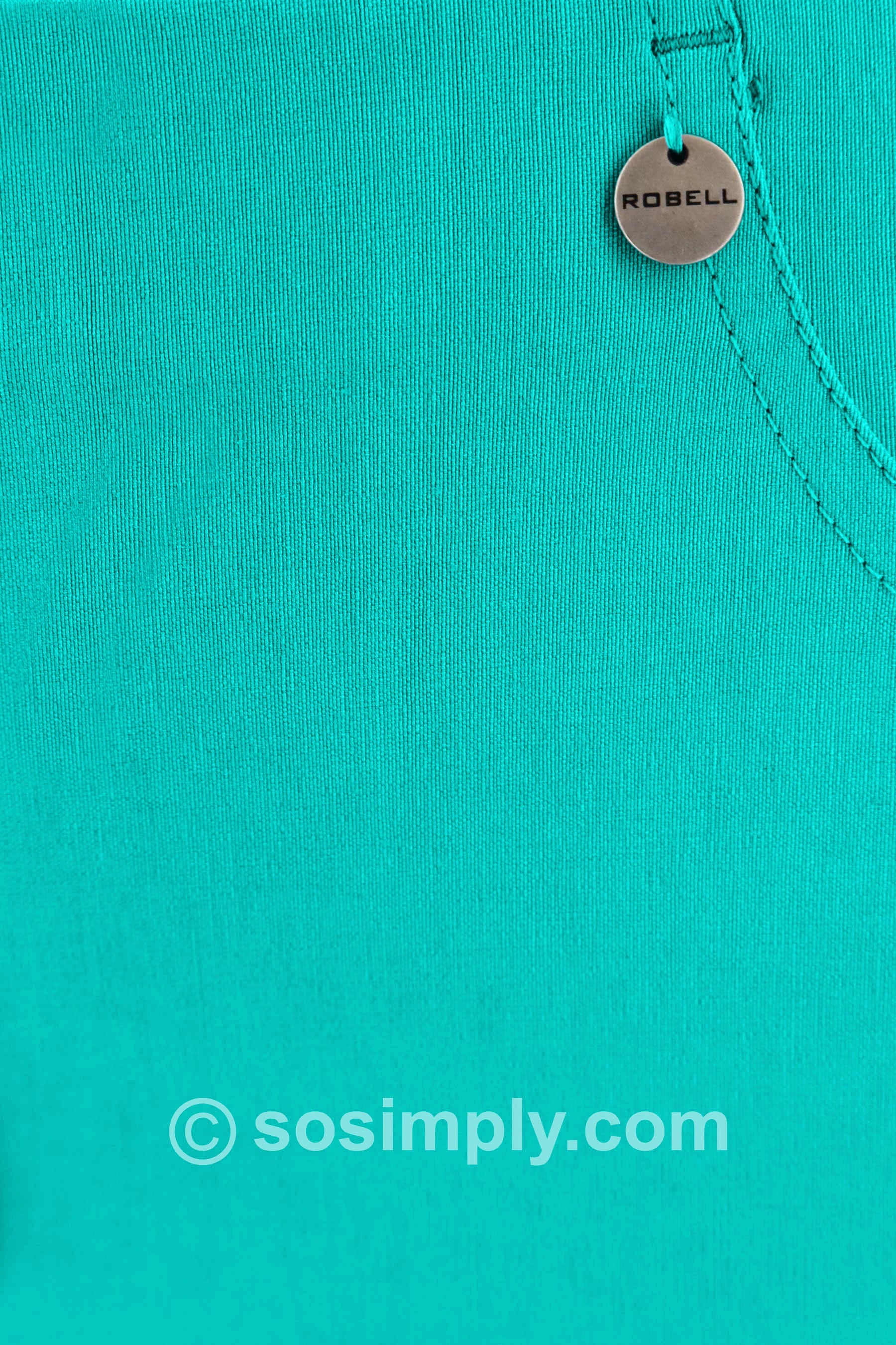 ROBELL TROUSER STYLE BELLA 51568 COLOUR AQUA
