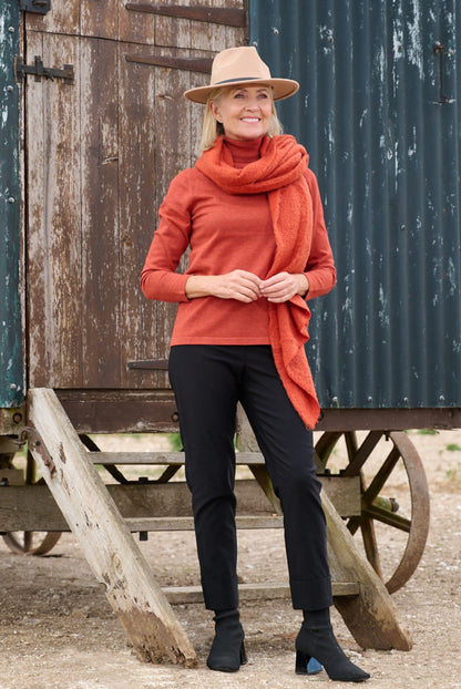 ROBELL TROUSER STYLE BELLA  51568 COLOUR BLACK