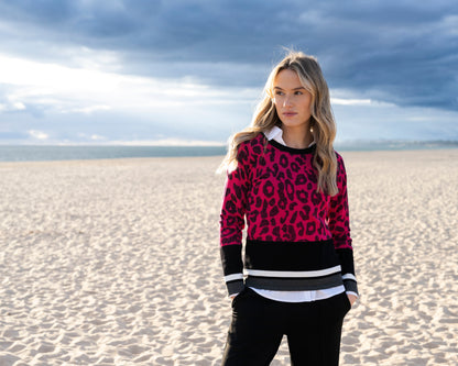 MARBLE SWEATER STYLE 7997 COLOUR FUSCHIA