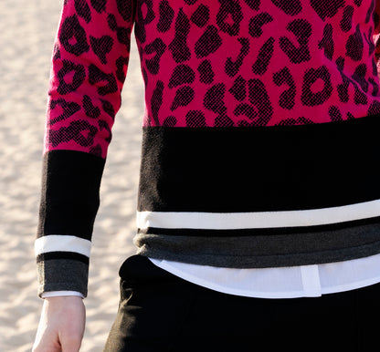 MARBLE SWEATER STYLE 7997 COLOUR FUSCHIA