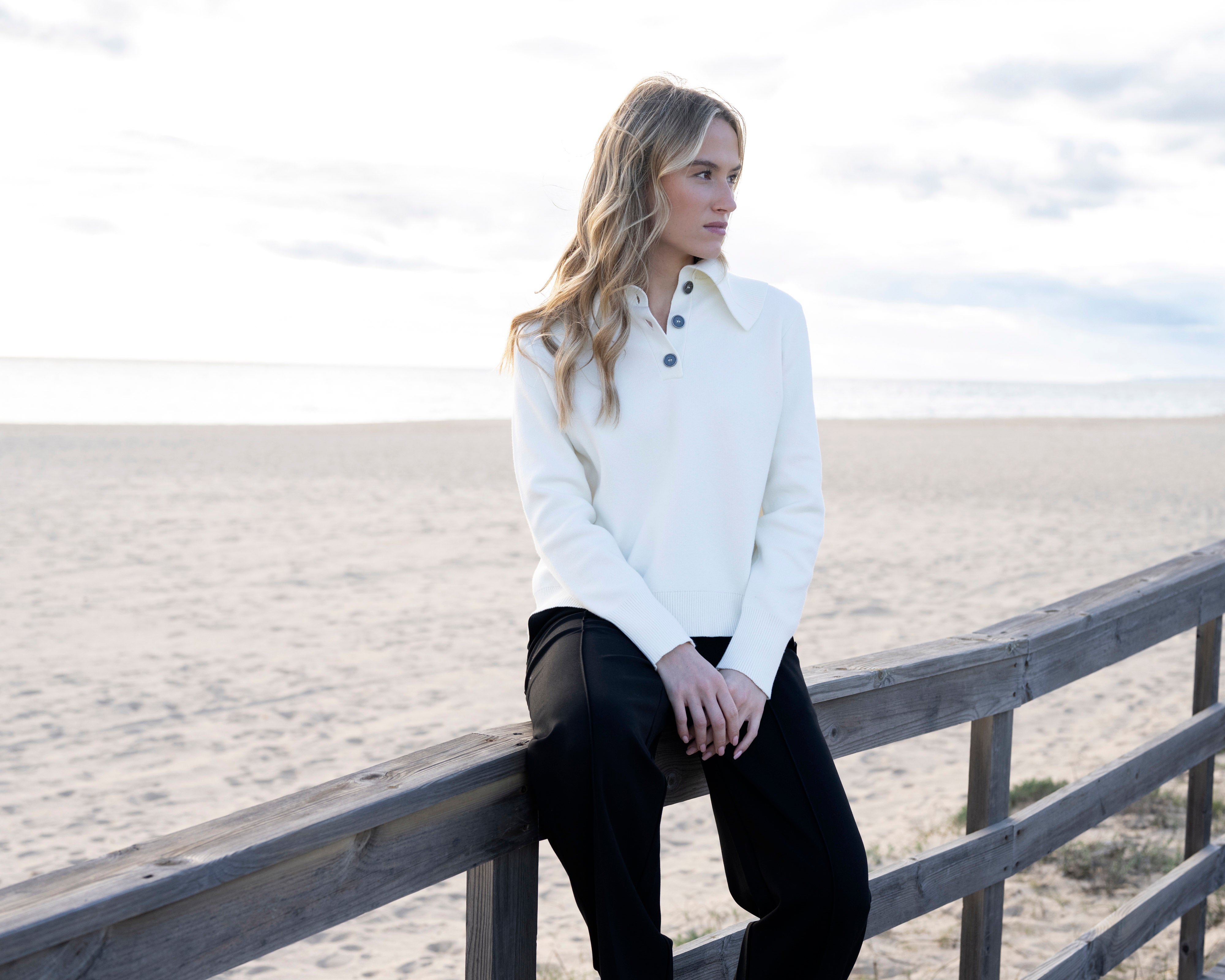 MARBLE SWEATER STYLE 8105 COLOUR IVORY