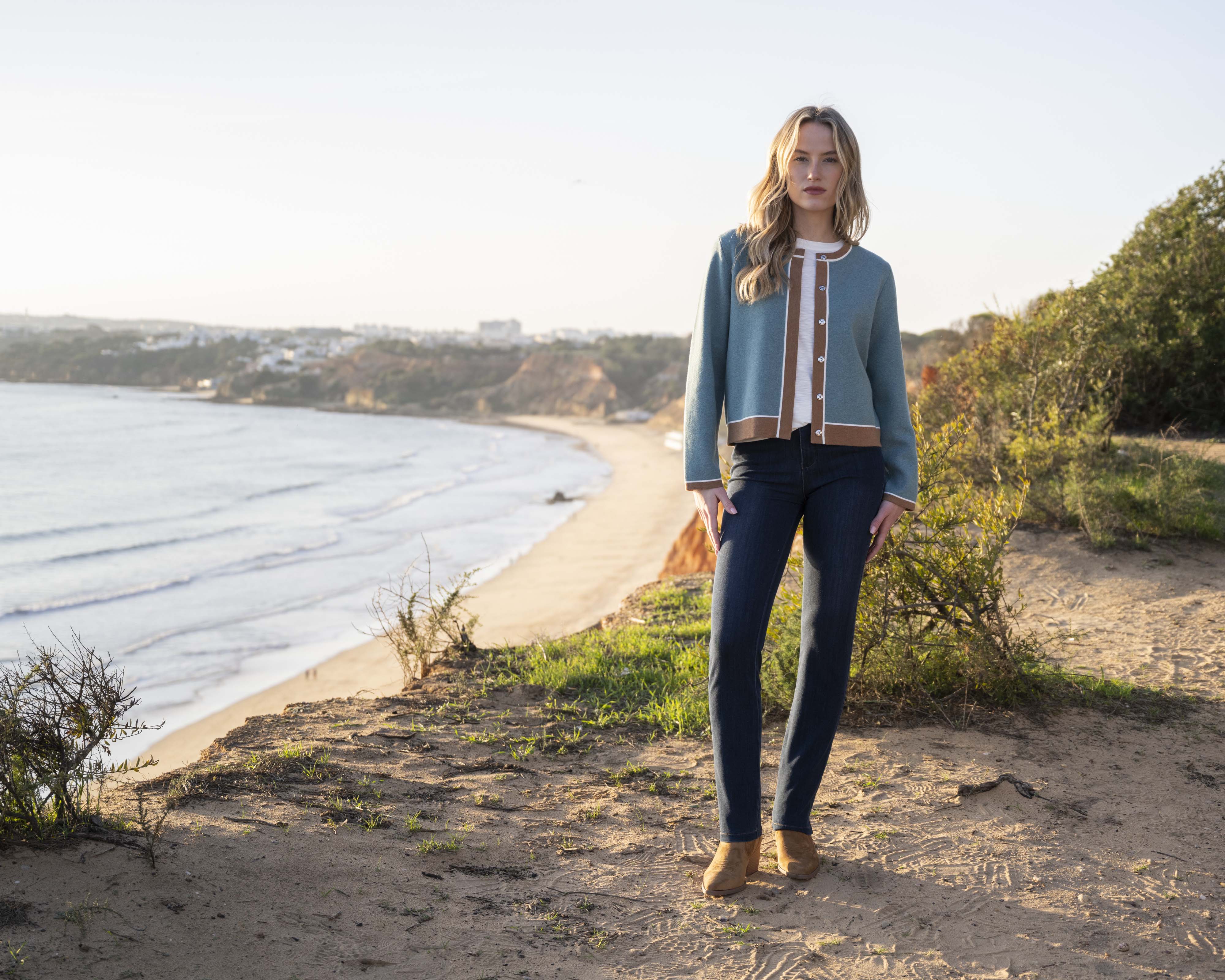 MARBLE CARDIGAN STYLE 8108 COLOUR SEAFOAM