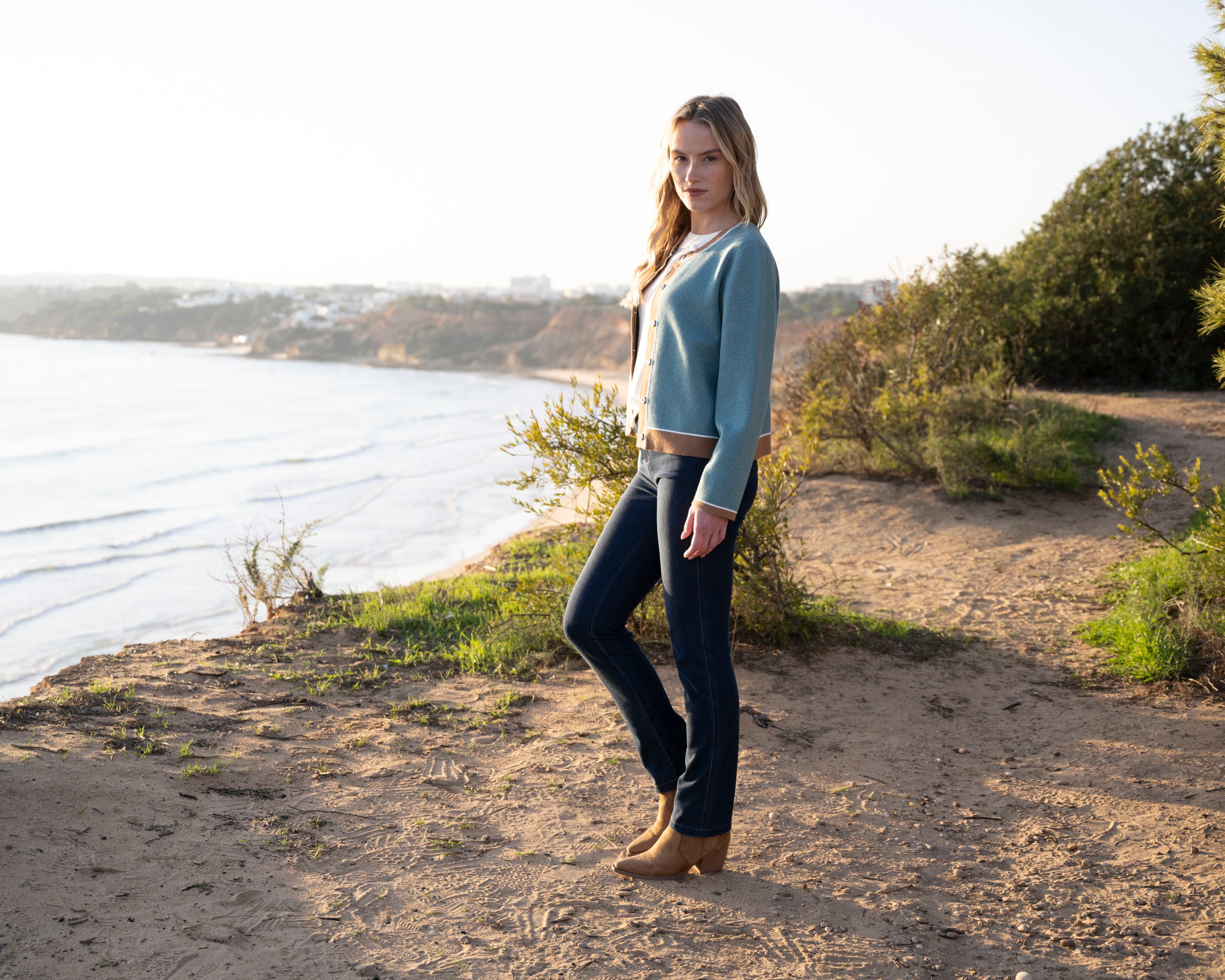 MARBLE CARDIGAN STYLE 8108 COLOUR SEAFOAM