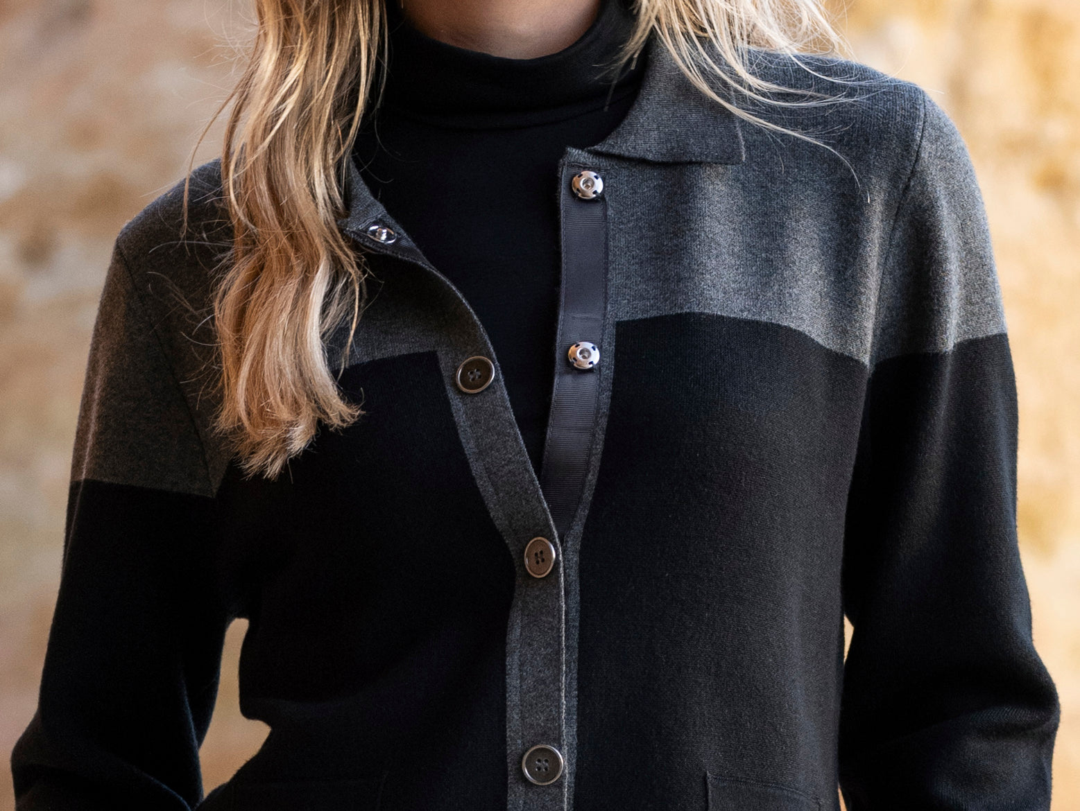 MARBLE CARDIGAN STYLE 8115 COLOUR CHARCOAL