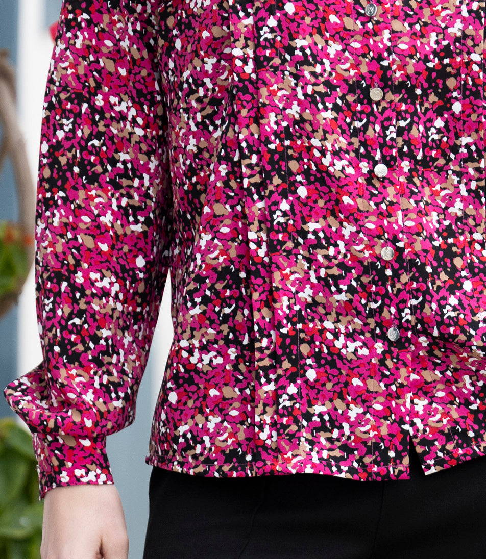 MARBLE BLOUSE STYLE 8158 COLOUR FUSCHIA