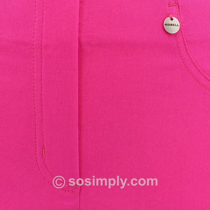ROBELL TROUSER STYLE BELLA 51568 COLOUR CERISE