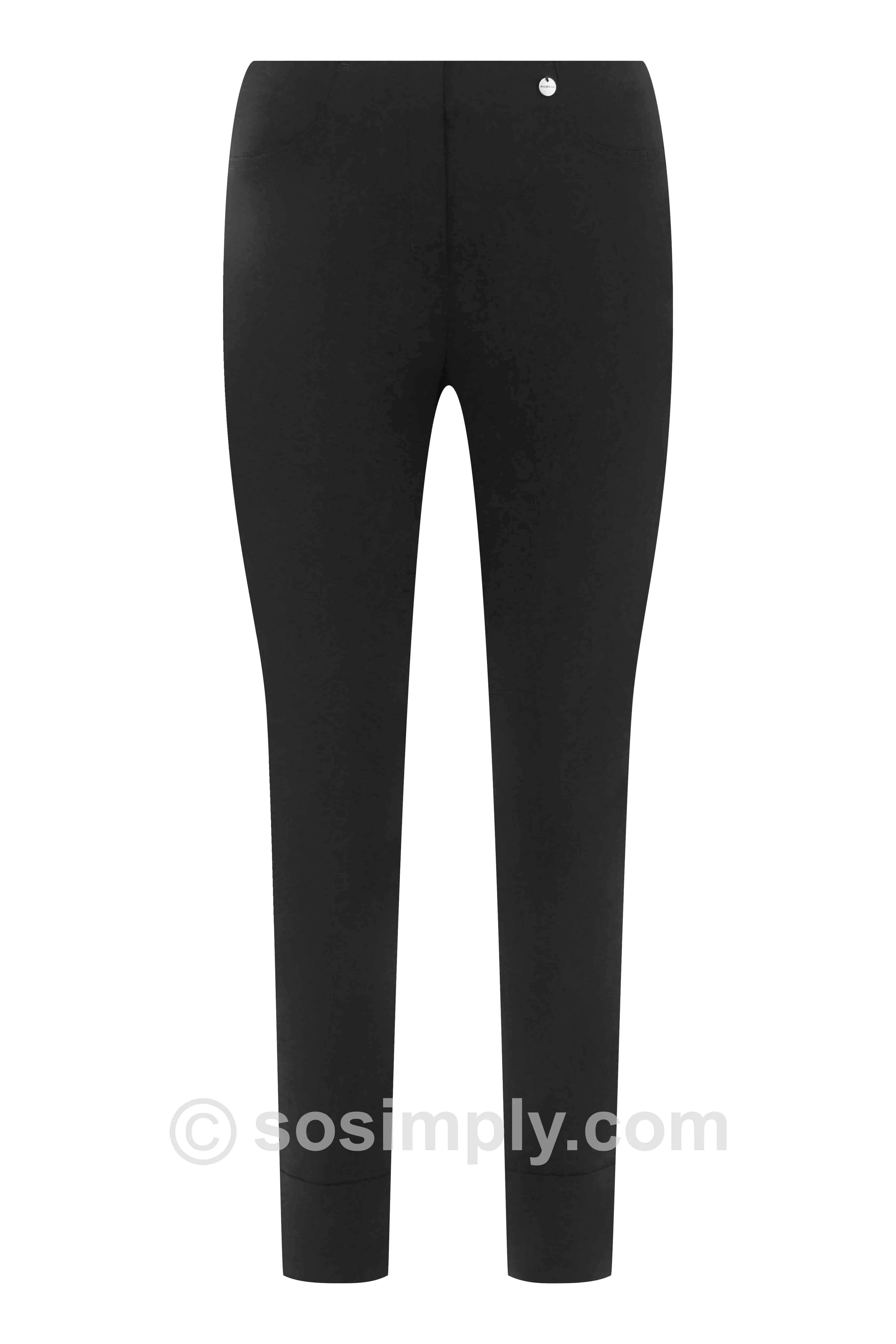 ROBELL TROUSER STYLE BELLA  51568 COLOUR BLACK