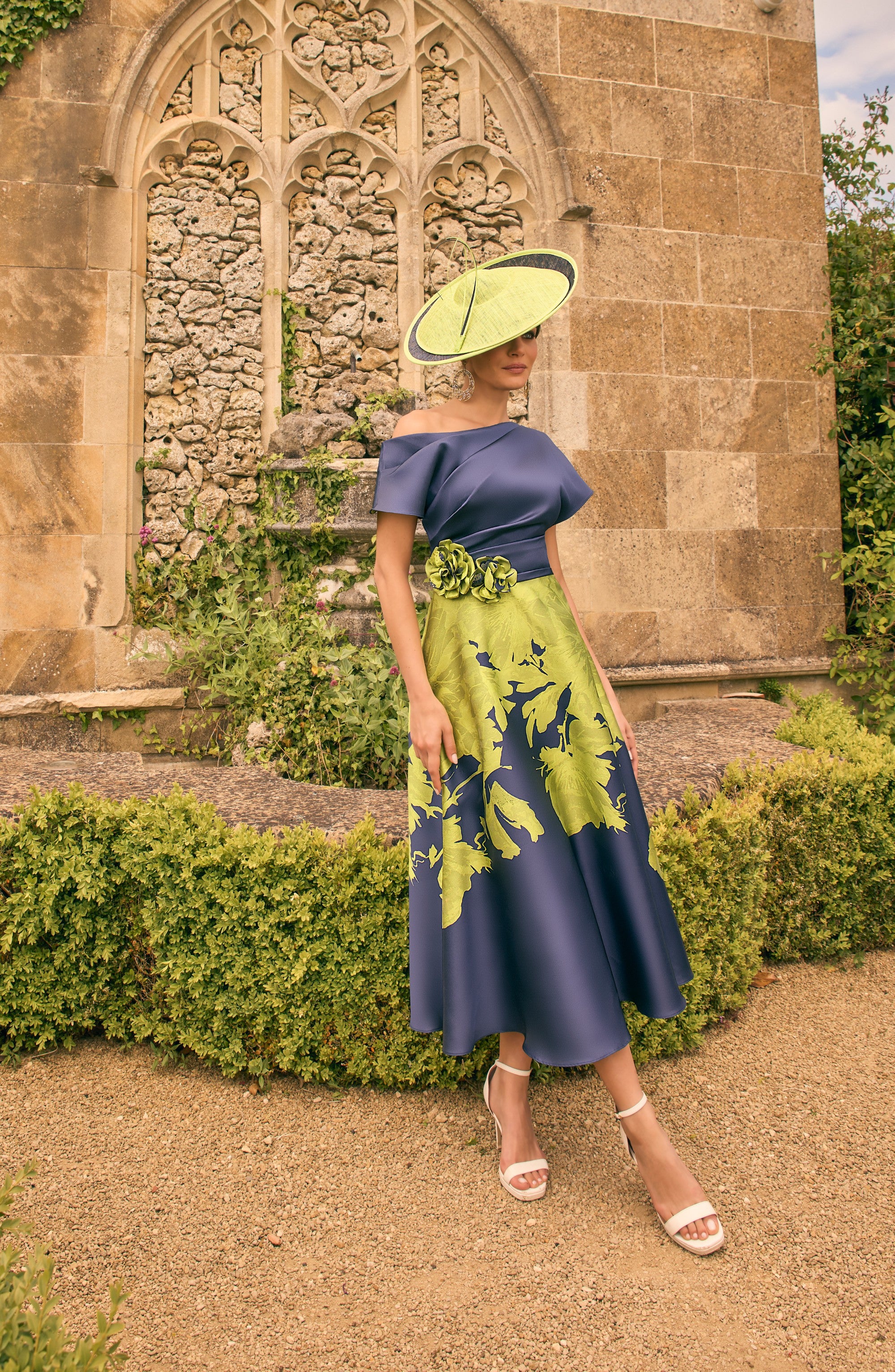 VENI INFANTINO DRESS STYLE 992773 COLOUR NAVY/LIME