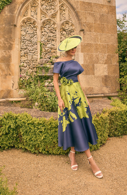 VENI INFANTINO DRESS STYLE 992773 COLOUR NAVY/LIME