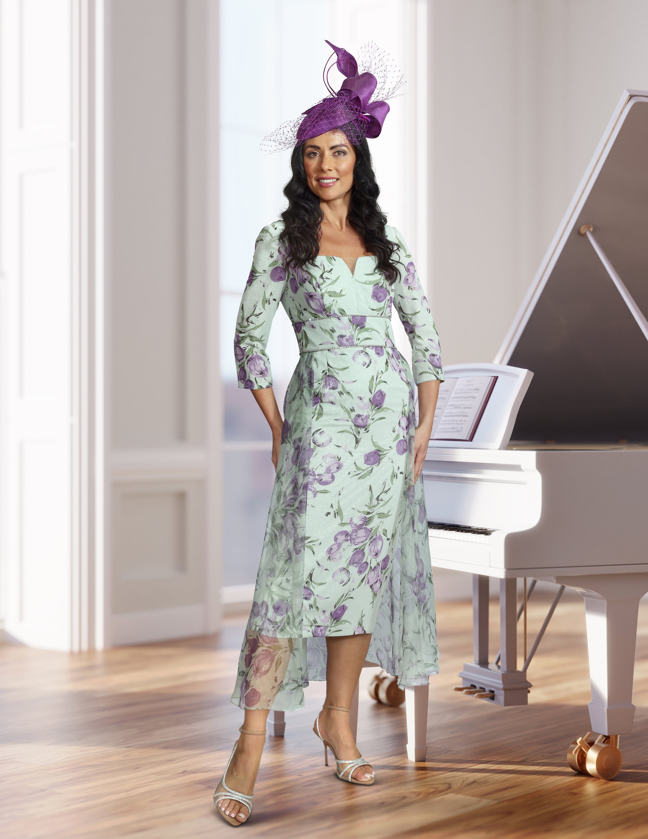 VEROMIA DRESS STYLE VO2917 COLOUR KIWI