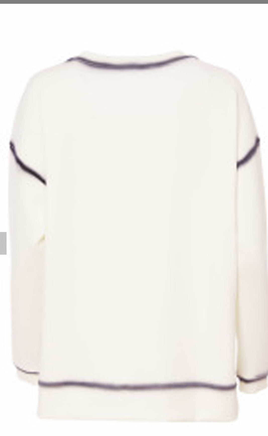 NAYA SWEATSHIRT STYLE NAS25126 COLOUR CREAM/GREY