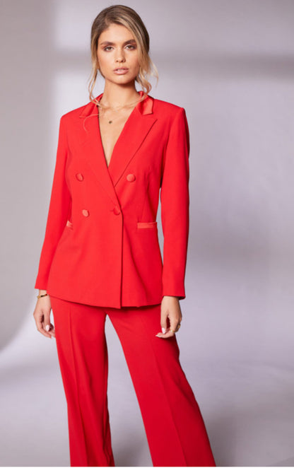 KATE COOPER TROUSER SUIT| STYLE KCS24131/2 COLOUR CHILLI RED