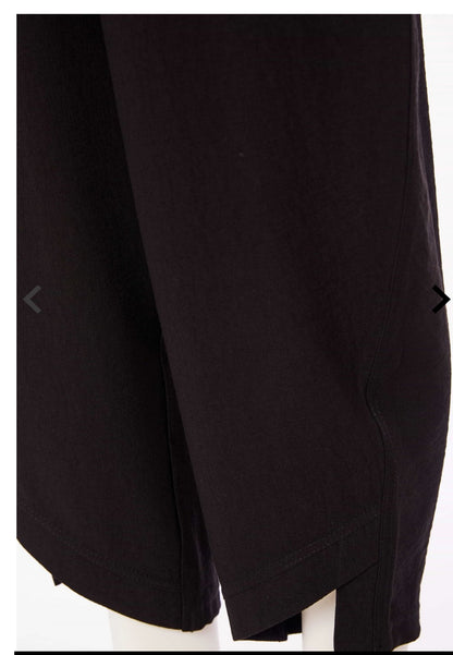 NAYA CURVED HEM  TROUSER STYLE NAS25217 COLOUR BLACK