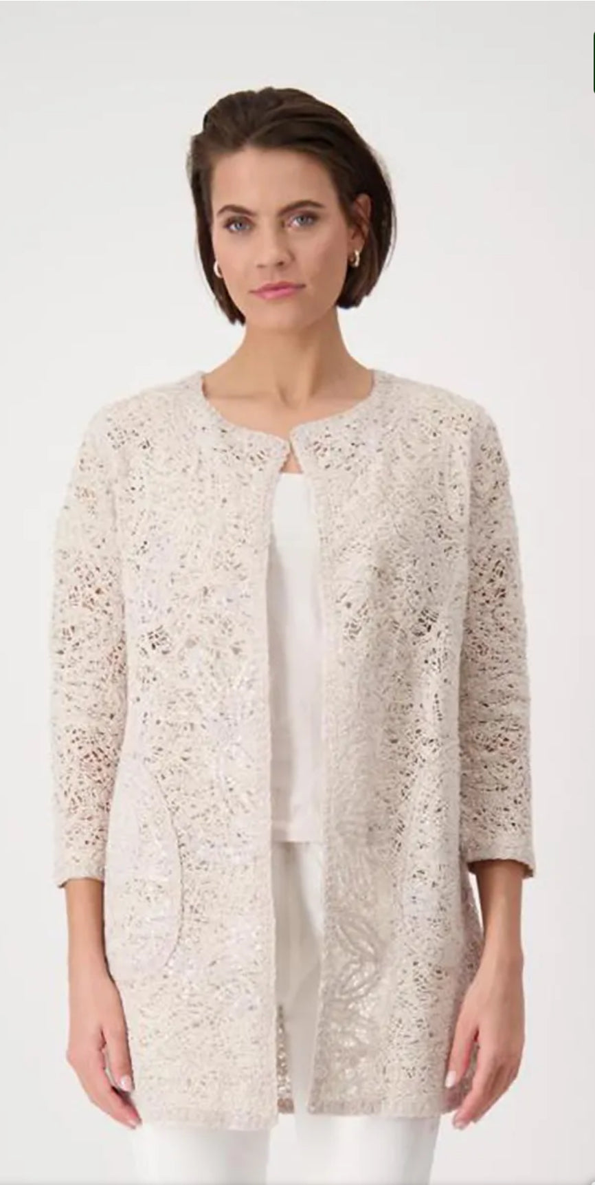 MONARI LONG JACKET STYLE 409459 COLOUR WARM SAND