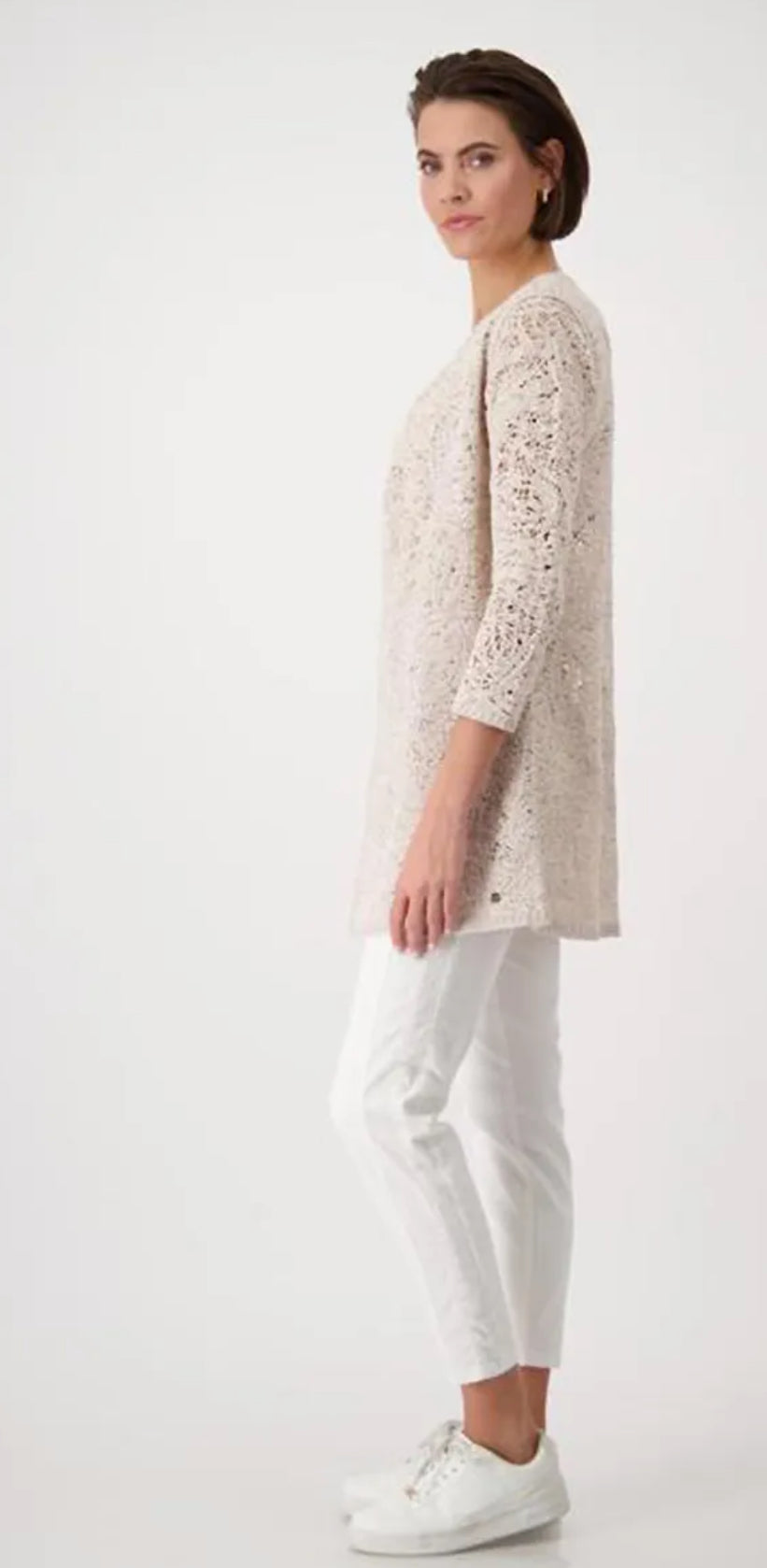 MONARI LONG JACKET STYLE 409459 COLOUR WARM SAND