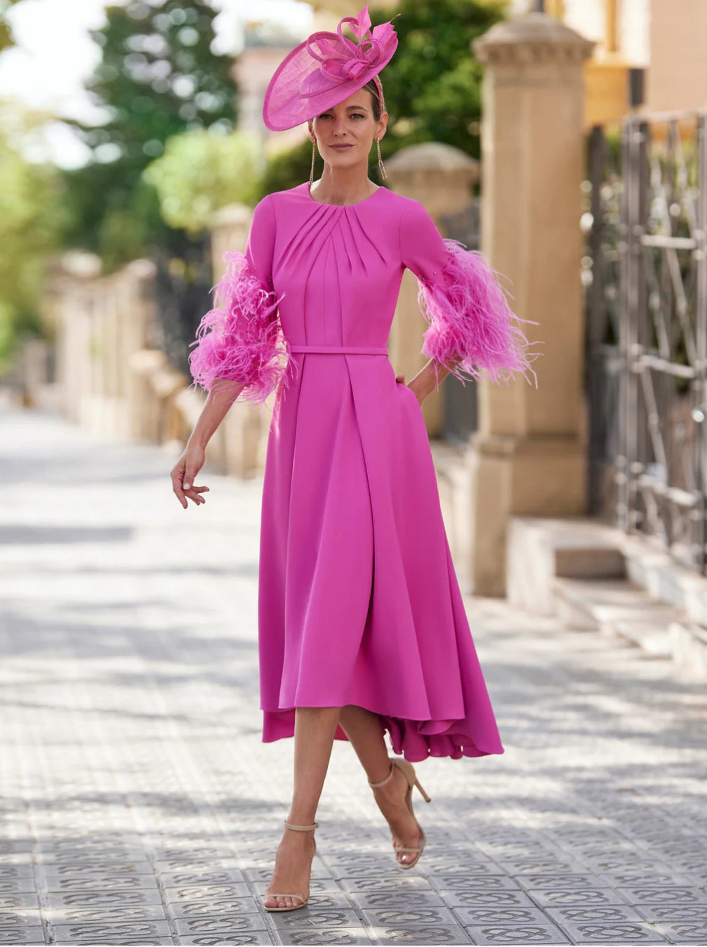 COUTURE CLUB DRESS STYLE 8G1N2 COLOUR FUSCHIA