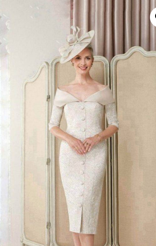 JOHN CHARLES DRESS STYLE 27001 COLOUR ALMOND