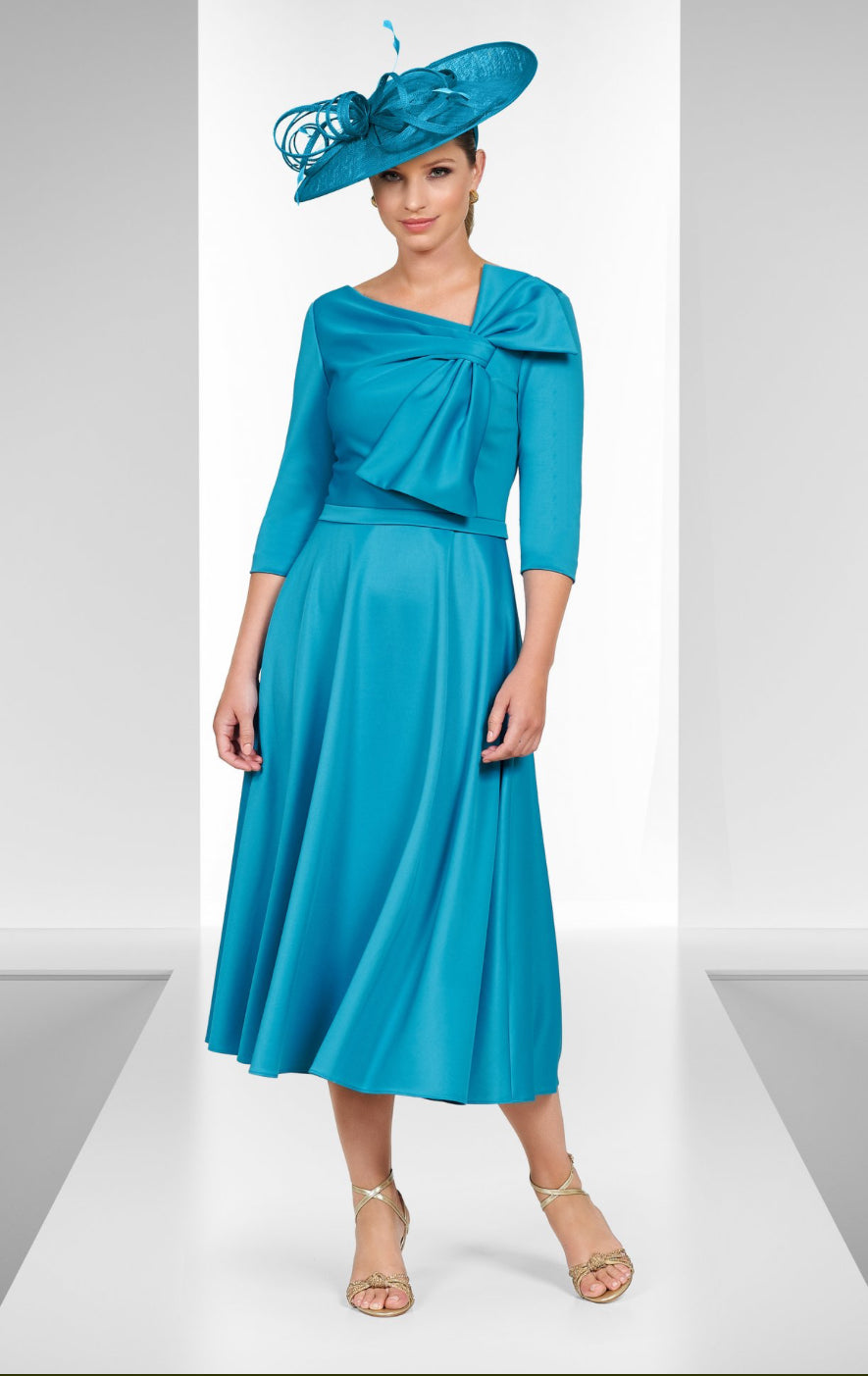 ISPIRATO DRESS STYLE ISL805 COLOUR DEEP AZURE