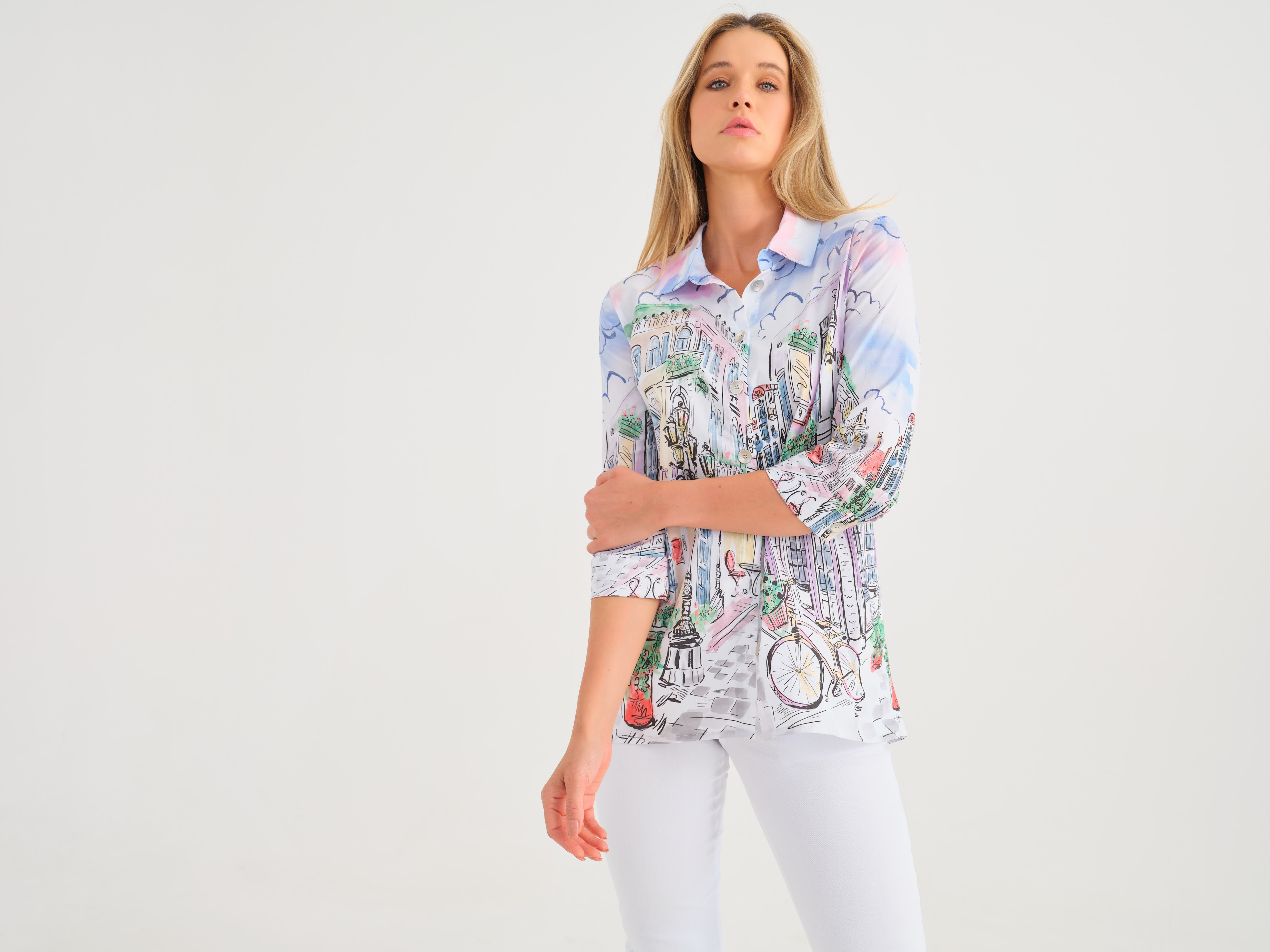 DOLCEZZA SHIRT STYLE 25724 COLOUR AS SHOWN