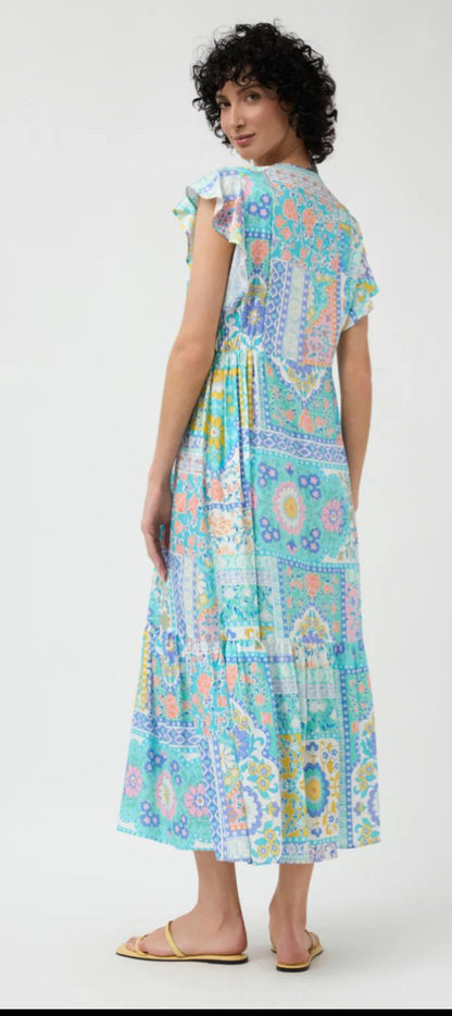 TINTA DRESS STYLE FORMENTERA COLOUR TURQUOISE