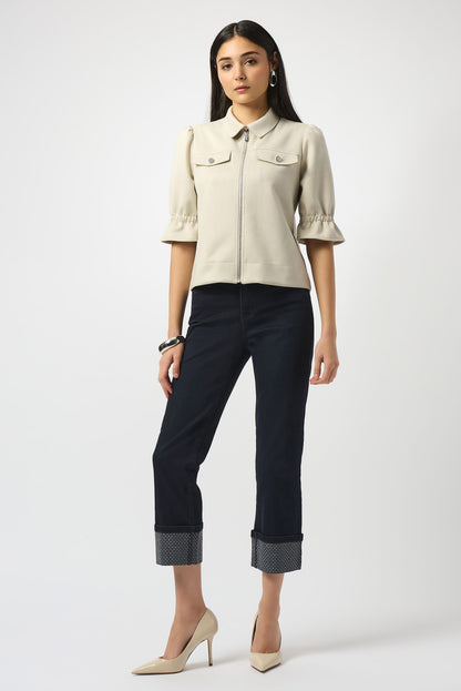 JOSEPH RIBKOFF JACKET STYLE 253159 COLOUR MOONSTONE