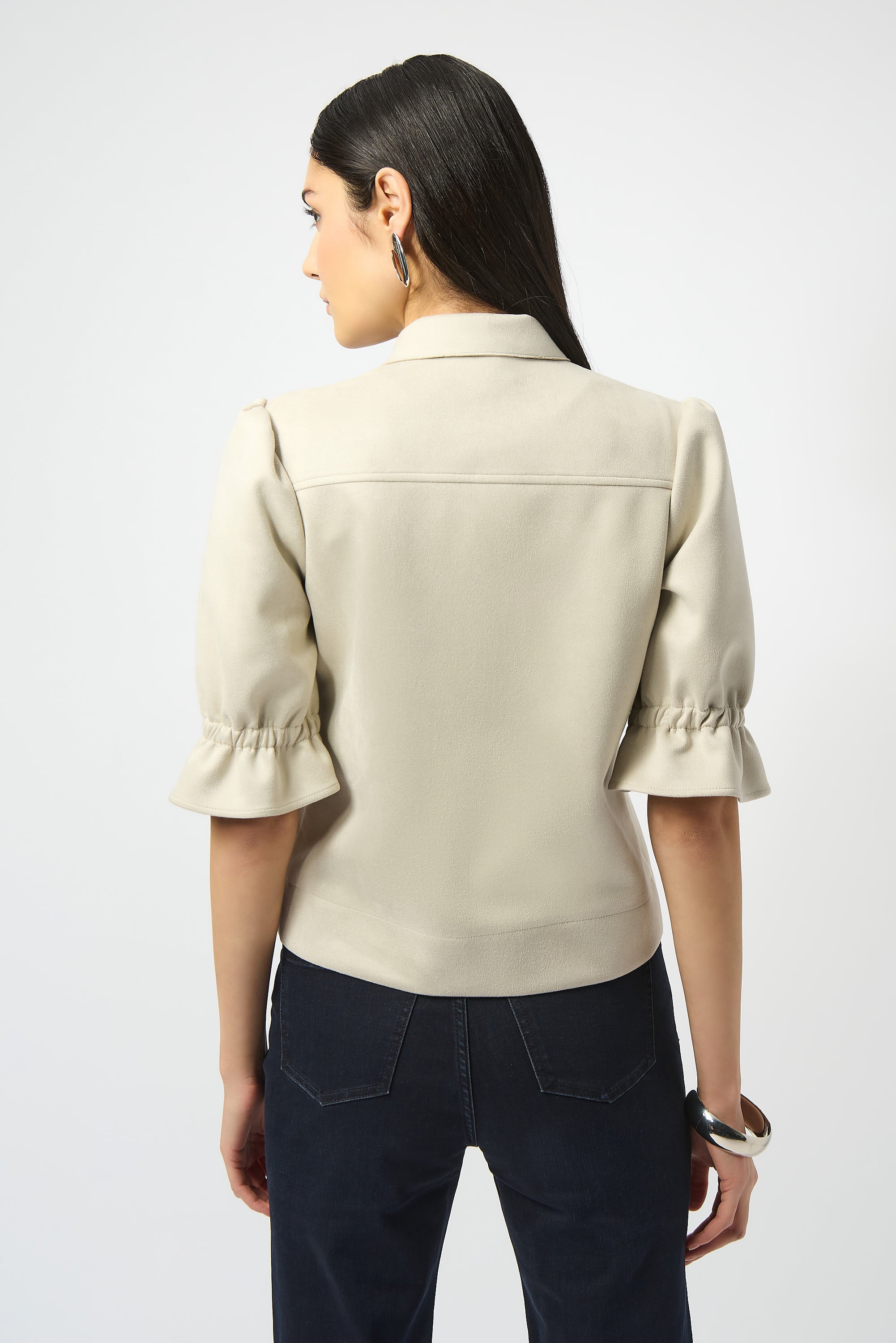 JOSEPH RIBKOFF JACKET STYLE 253159 COLOUR MOONSTONE