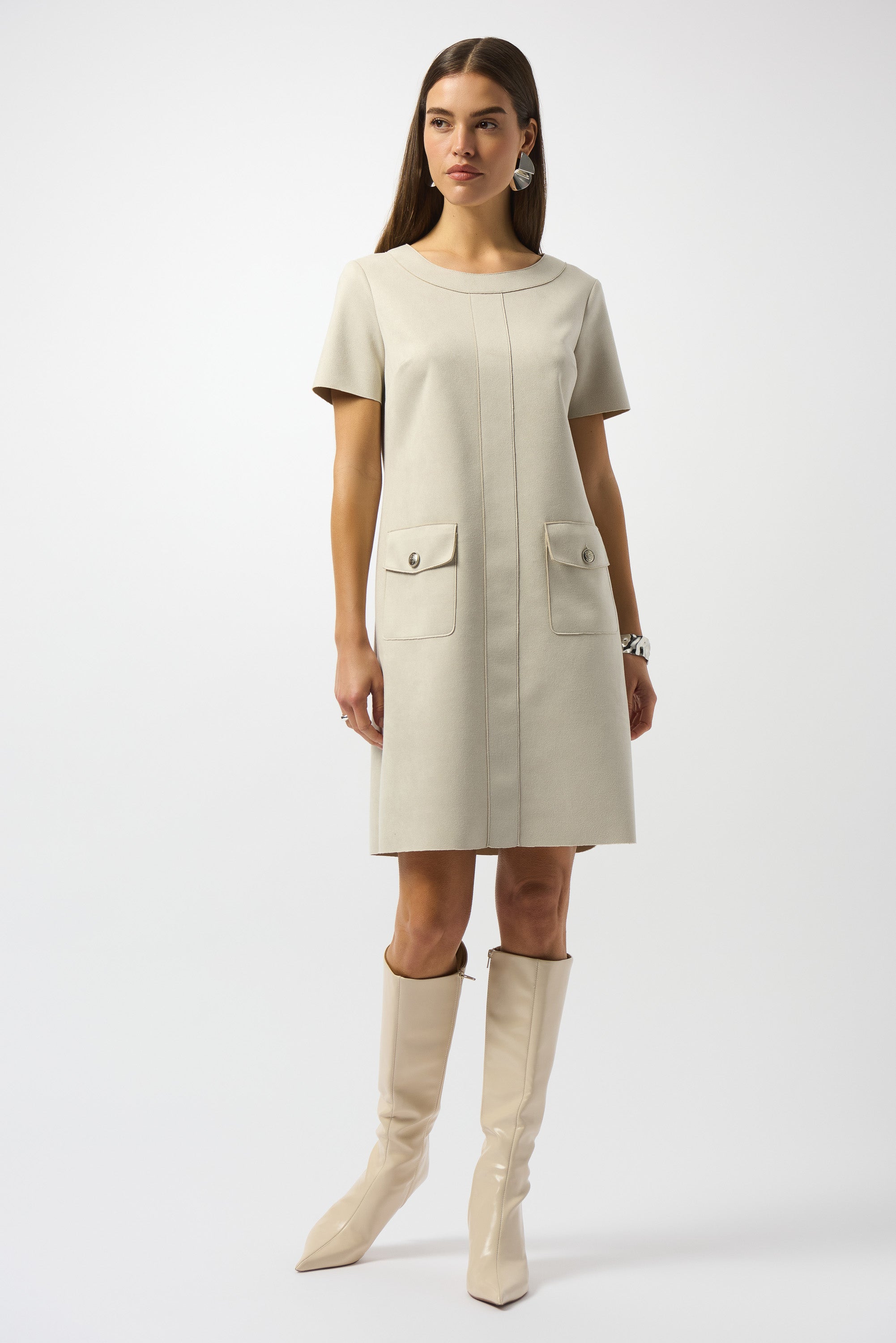 JOSEPH RIBKOFF DRESS STYLE 253280 COLOUR MOONSTONE