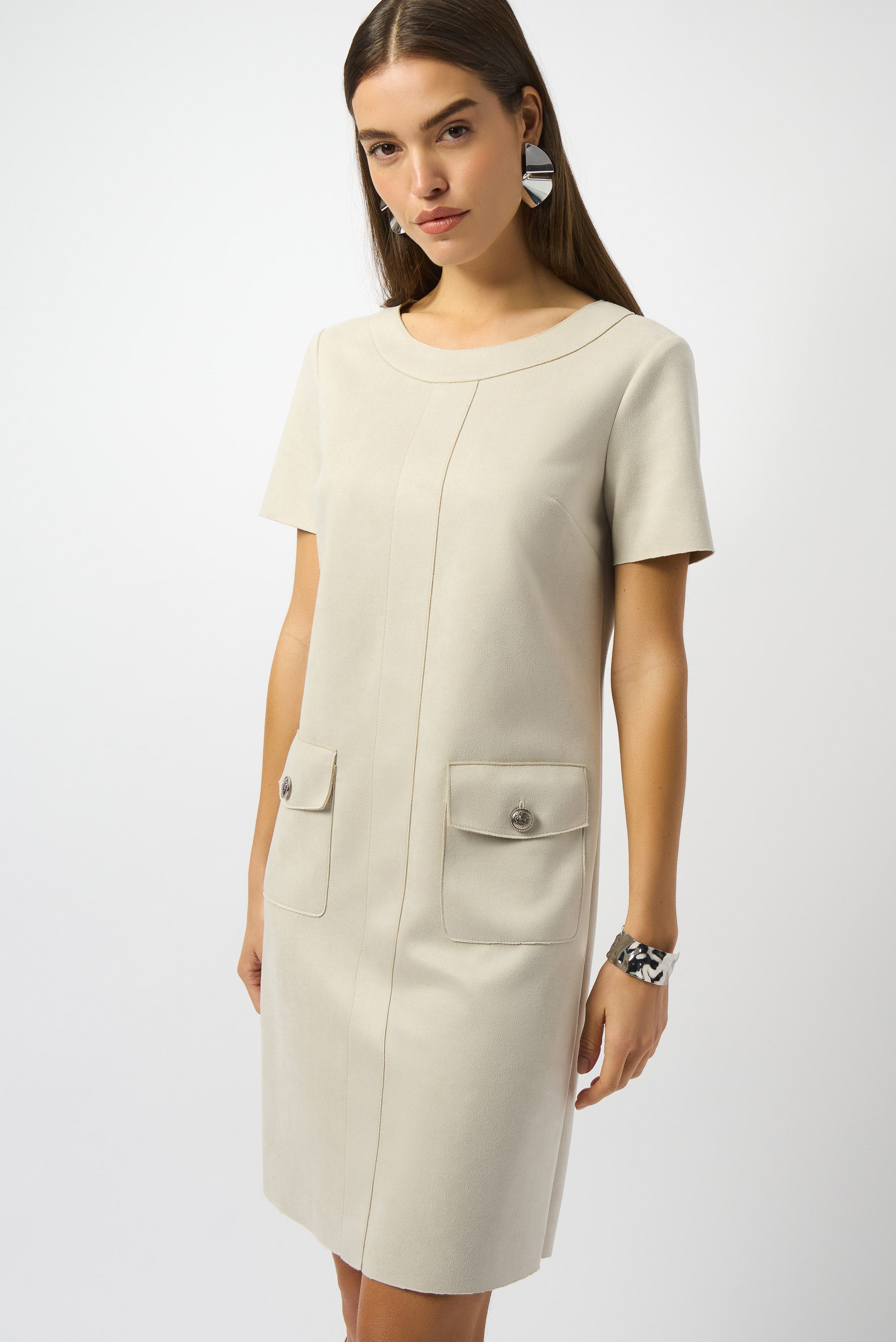 JOSEPH RIBKOFF DRESS STYLE 253280 COLOUR MOONSTONE