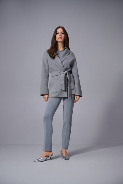 JOSEPH RIBKOFF PANT STYLE 253295 COLOUR GREY MELANGE